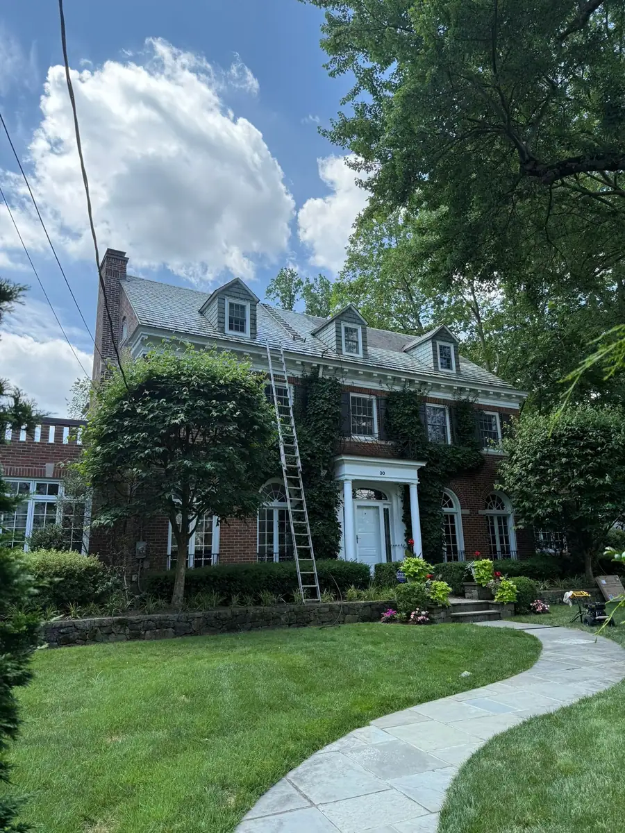 Pelham home after roof cleaning